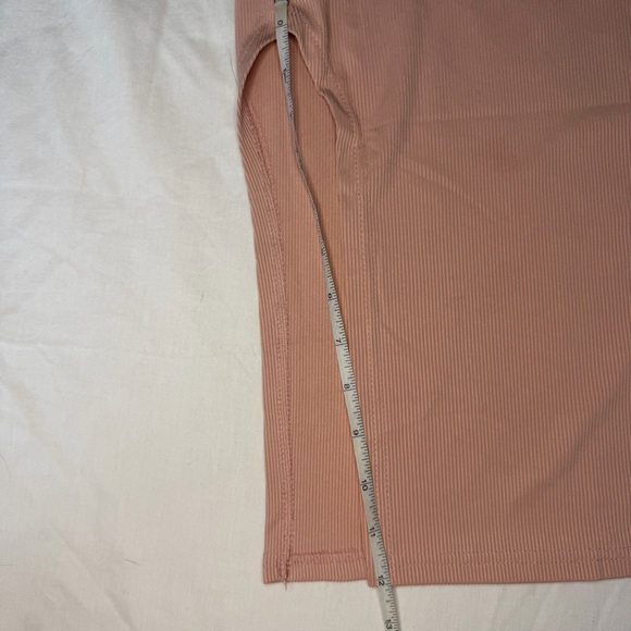 Blush Pink Ribbed Dress - Picture 11 of 13